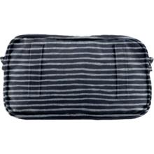 Pochette banane rayé argent marine