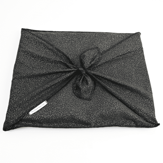 Fupochiki XL (29  x 34 cm) noir pailleté