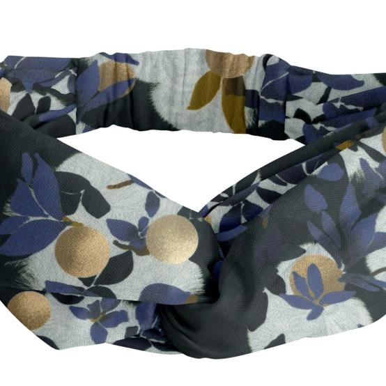 Bandeau croisé flocon doré