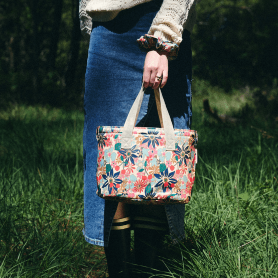 Sac Lunch Isotherme cerise en fleur