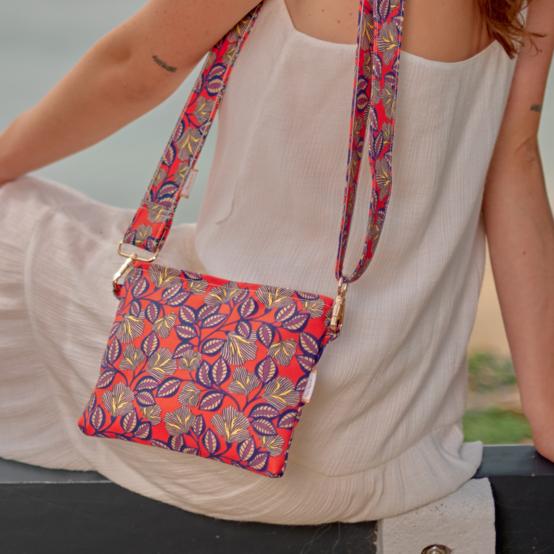 Pochette tissu calypso