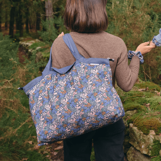Sac cabas moyen monet lilas