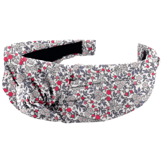 Serre-tête Large Croisé serenade rouge gris