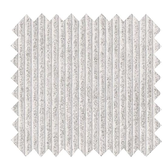 Tissu velours côtelé large argent