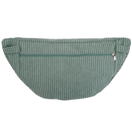 Sac banane velours côtelé lichen