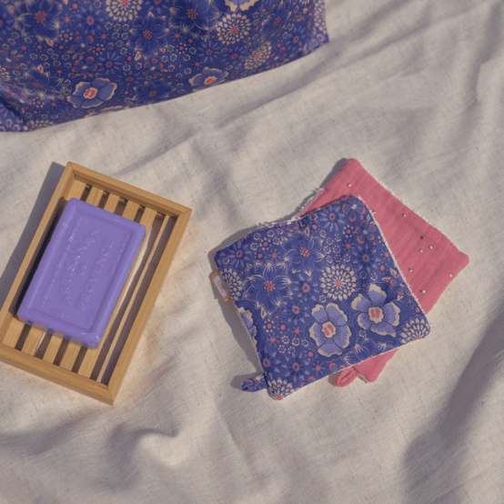 Carré Démaquillant Lavable lavandula