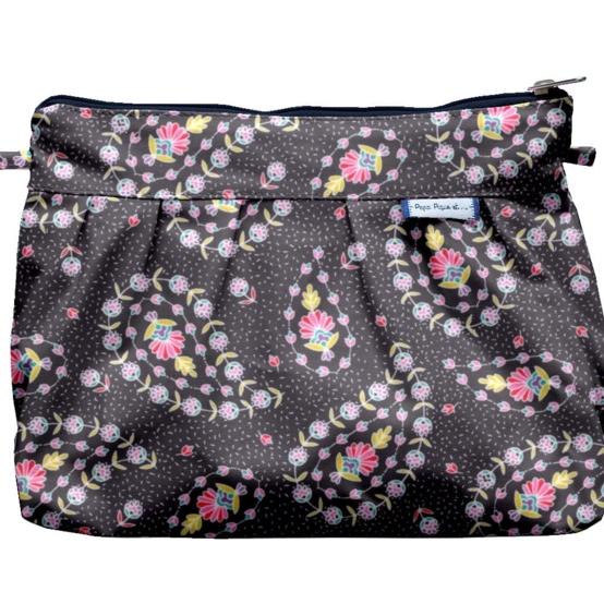 Pochette plissée bleudana