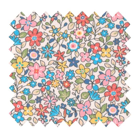 Coupon tissu 1 m mille et une fleurs