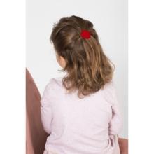 Barrette coquillage rouge