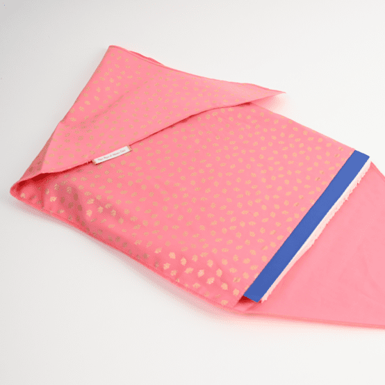 Fupochiki XL (29  x 34 cm) feuillage or rose