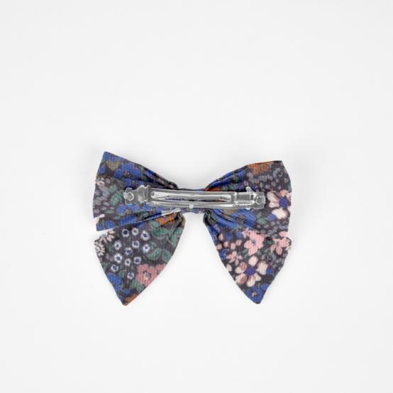 Barrette noeud papillon monet lilas