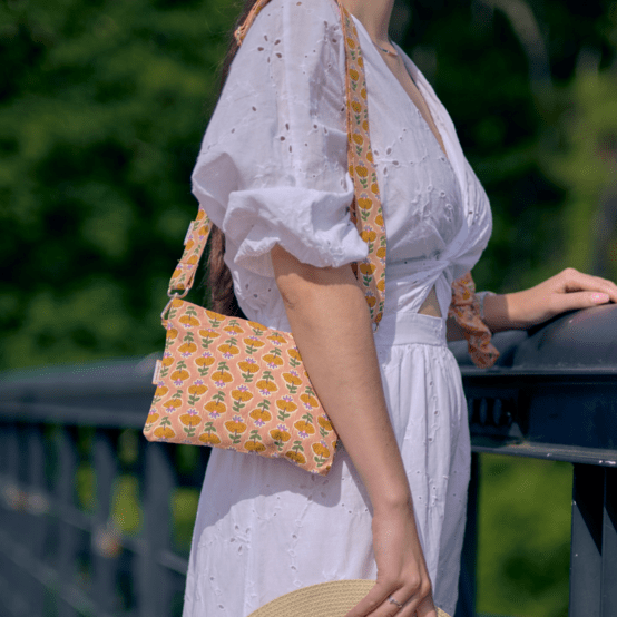 Pochette tissu shanti