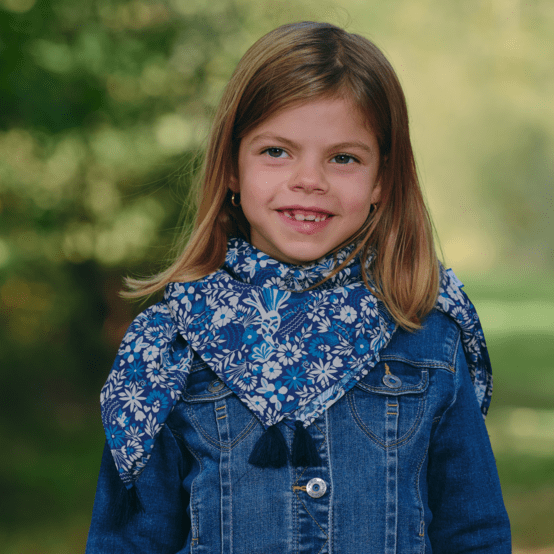 Petit foulard pompon parade royale