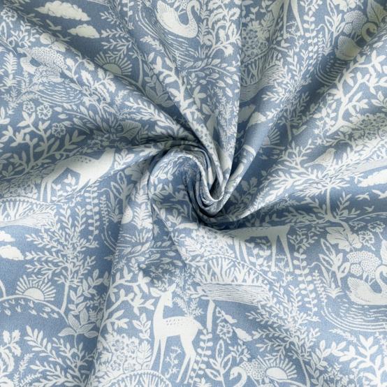 Coupon tissu 50 cm toile de biche