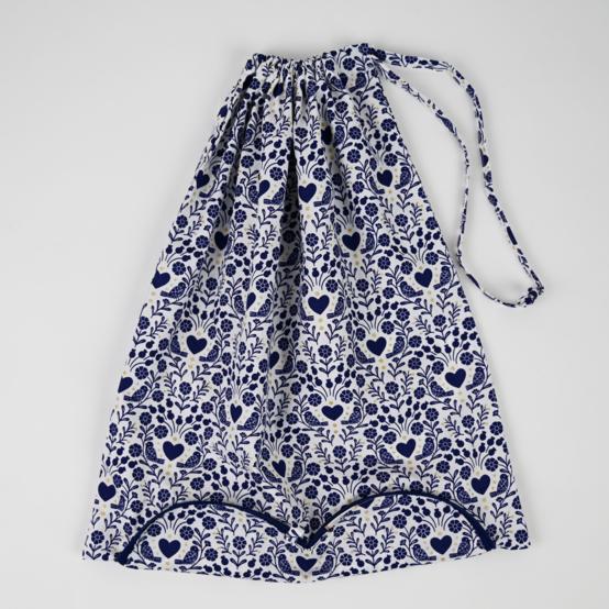 Pochette lingerie scandinavia bleu