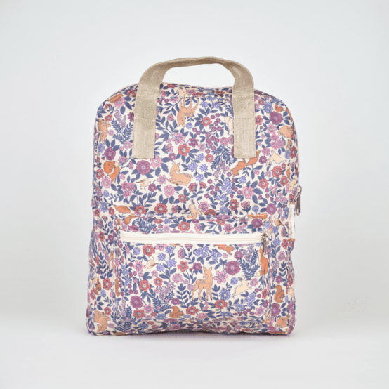 Petit sac à dos Gaby comptine enchantée rose