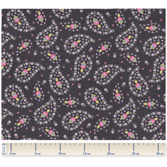 Tissu enduit  au mètre bleudana