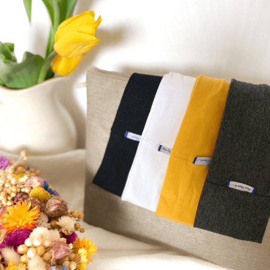 Bandeau jersey moutarde