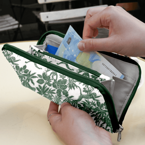Portefeuille Charlie jungle vintage