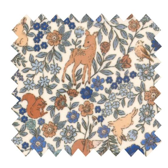 Tissu enduit  au mètre comptine enchantée