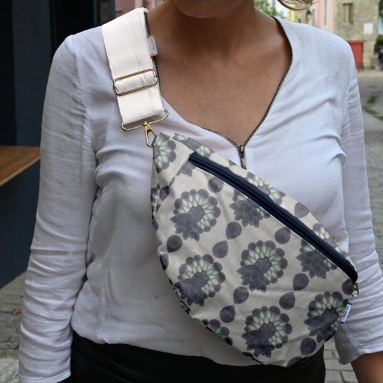 Sac banane lotus vert