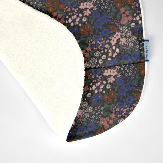 Bavoir tissu plastifié monet lilas