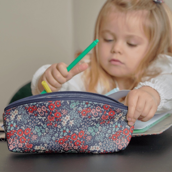 Trousse scolaire jardin d'aurore