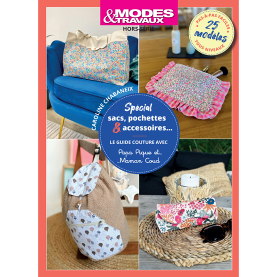 Livre tuto couture  "sacs, pochettes et accessoires"