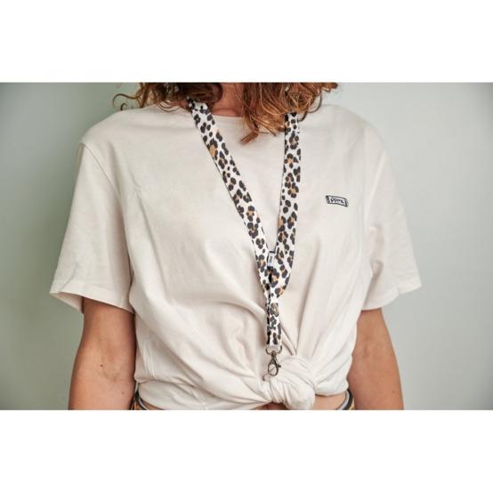 Porte-clés collier leopard