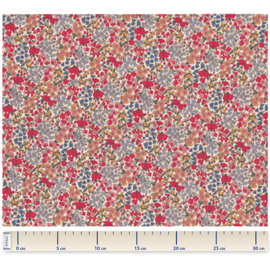 Tissu enduit  au mètre porcelaine rosée