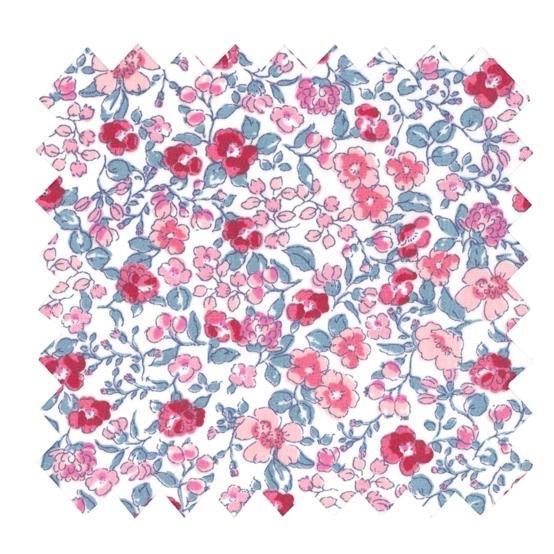 Tissu voile rose grenadine