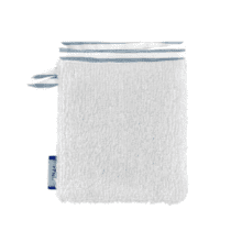Mini-Gant Démaquillant rayé bleu blanc