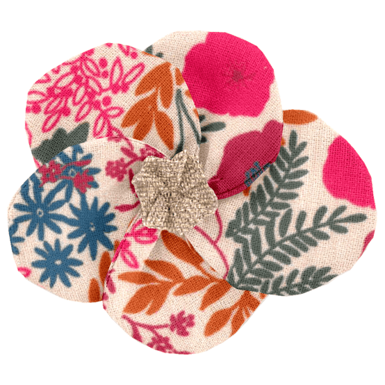 Petite Barrette Pétales de Fleur parfum d'antan