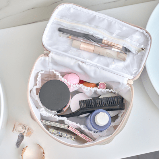 Vanity grand lin argenté