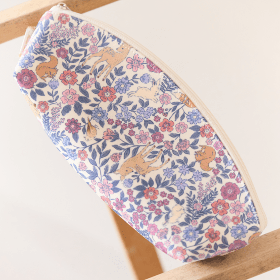 Trousse scolaire comptine enchantée rose