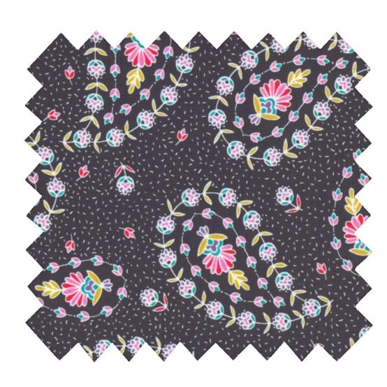 Coupon tissu 50 cm bleudana