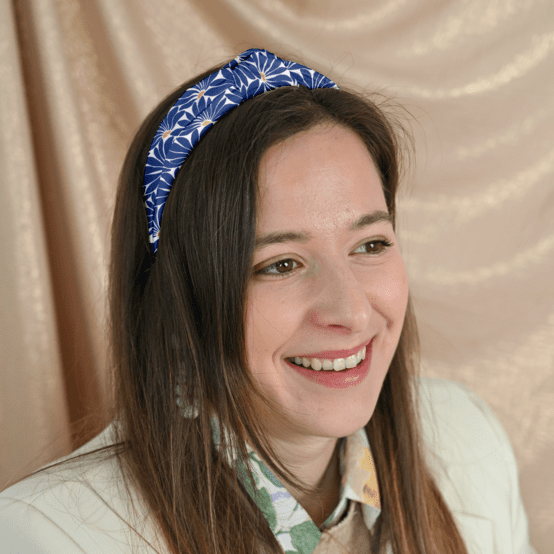 Serre-tête Large Croisé soleil levant