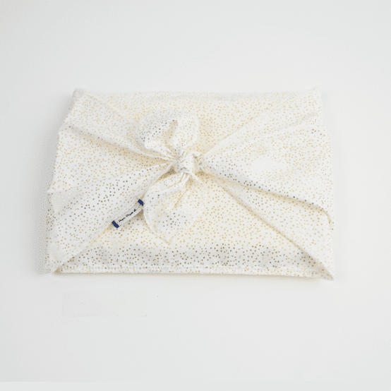 Fupochiki M (17.5 x 24 cm)  blanc pailleté