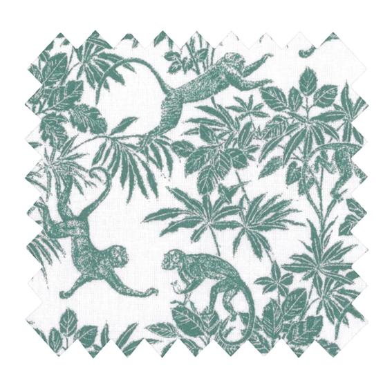 Coupon tissu 50 cm jungle vintage