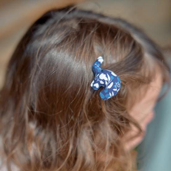 Barrette Eléphanteau parade royale