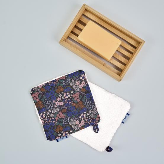 Carré Démaquillant Lavable monet lilas