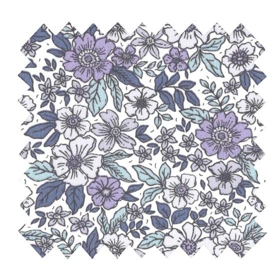 Tissu coton au mètre ex2602 jardin givré