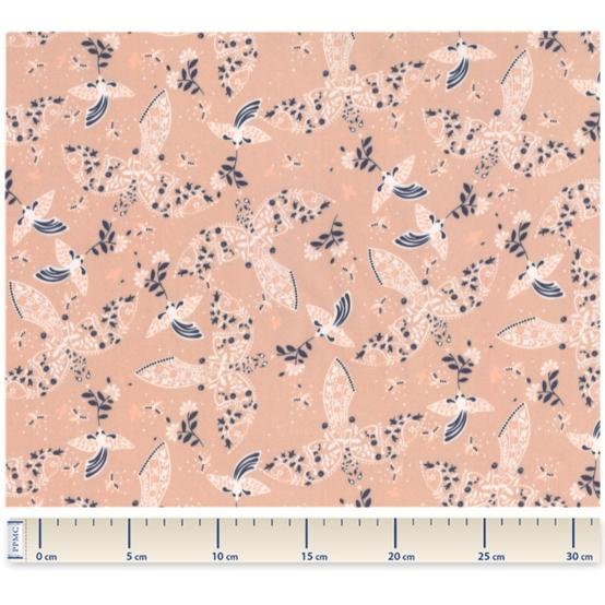 Tissu coton au mètre oiseau bandana