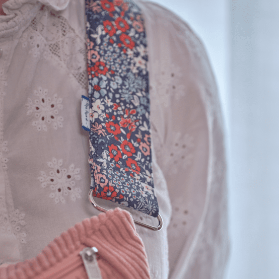 Bandoulière large jardin d'aurore