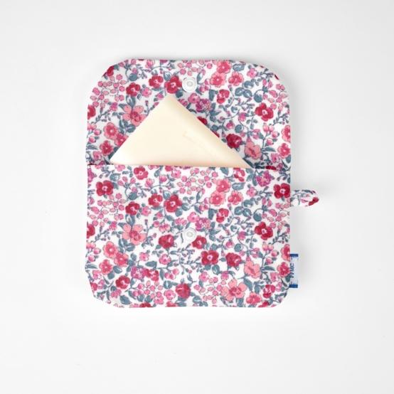 Pochette Savon rose grenadine