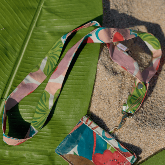 Porte-clés collier fleurs des iles