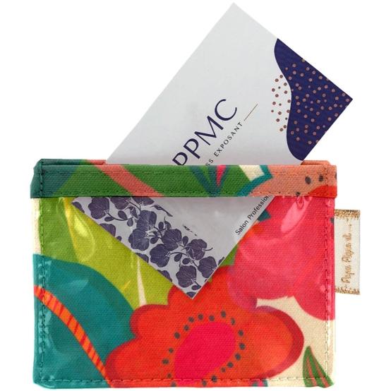 Porte badge fleurs des iles