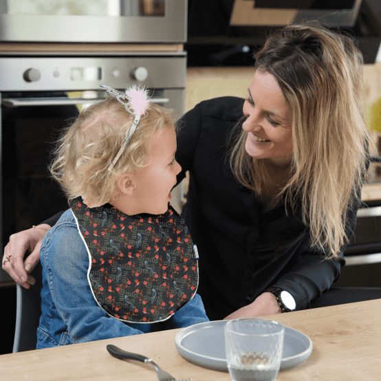 Bavoir tissu plastifié birdy