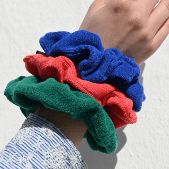 Chouchou eponge vert vif