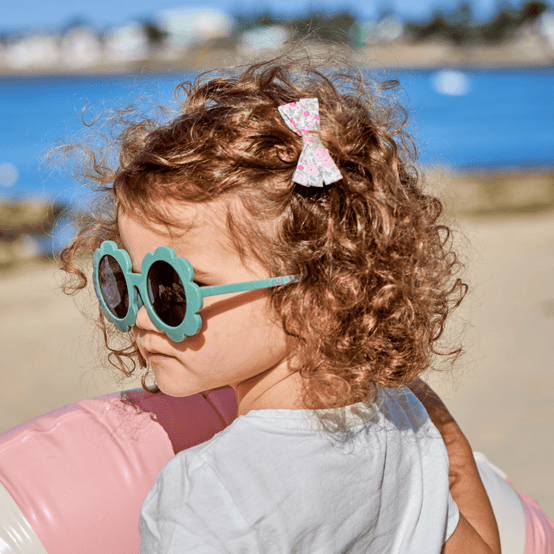 Barrette ruban serenade fluo